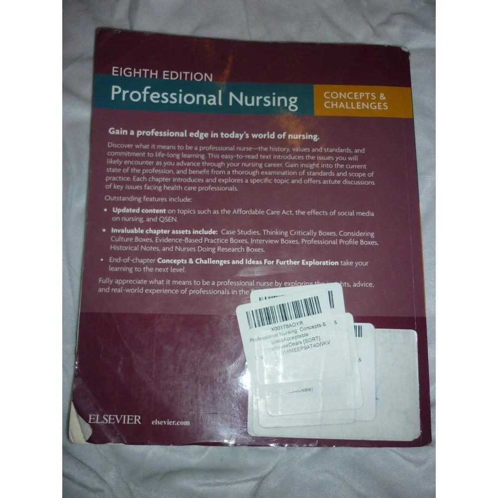 Professional Nursing : Concepts and Challenges by Beth Black‎ Eighth Edition 8E
